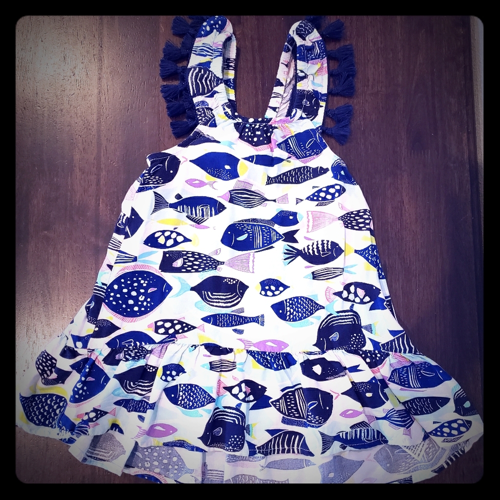 ☆NEW LISTING☆ Cat & Jack fish summer dress
